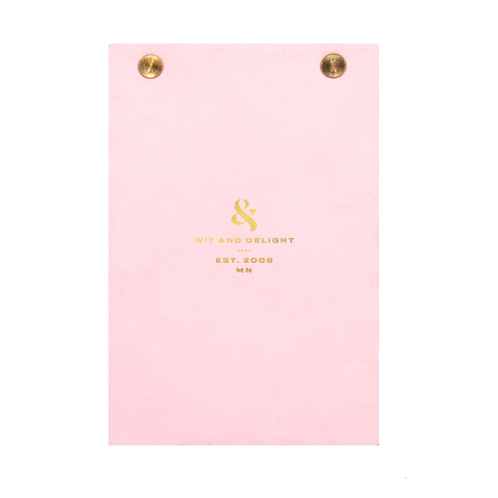 Wit & Delight Desktop Notepad, Pink
