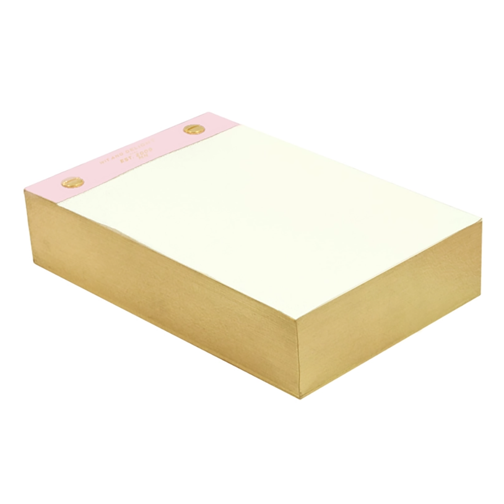 Wit & Delight Desktop Notepad, Pink