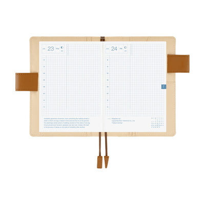 Hobonichi Techo 2026 Original Book & Cover, A6 - Shirt Fabric: Foggy Plaid (Jan/Mon Start)