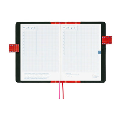 Hobonichi Techo 2026 Cousin Book & Cover, A5 - Yumi Kitagishi: White Cat’s Daily Life (Jan/Mon Start)