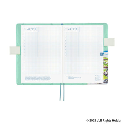Hobonichi Techo 2026 Cousin Book & Cover, A5 - Virginia Lee Burton: The Little House (Jan/Mon Start)