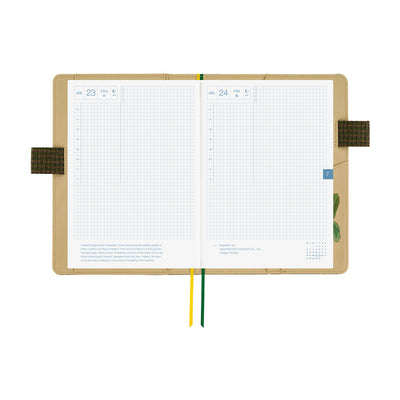 Hobonichi Techo 2026 Cousin Book & Cover, A5 - Tolight: Garden of Botany (Jan/Mon Start)