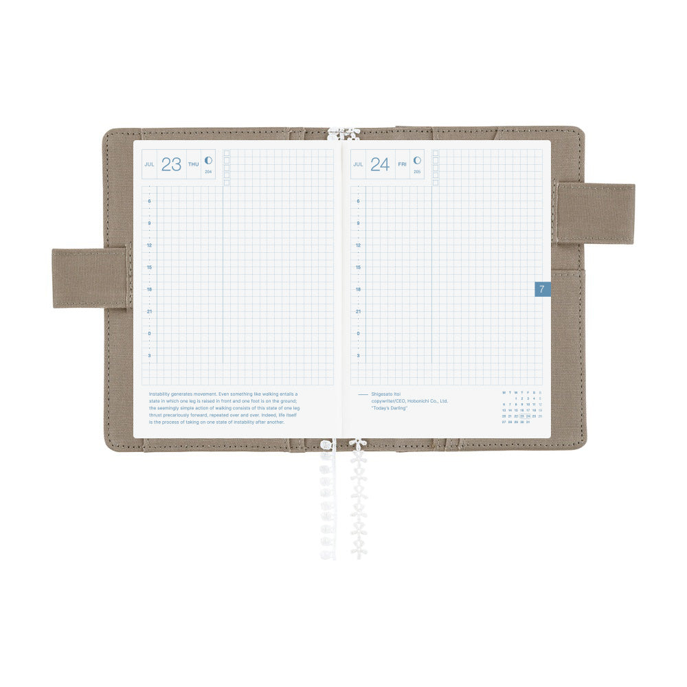 Hobonichi Techo 2026 Original Book & Cover, A6 - Iyo Okumi: A Story About Me (Jan/Mon Start)