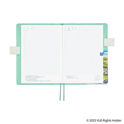 Hobonichi Techo 2026 Cousin Book & Cover, A5 - Virginia Lee Burton: The Little House (Jan/Mon Start)