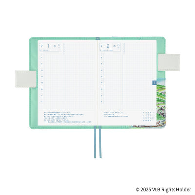 Hobonichi Techo 2026 Original Book & Cover, A6 - Virginia Lee Burton: The Little House (Jan/Mon Start)