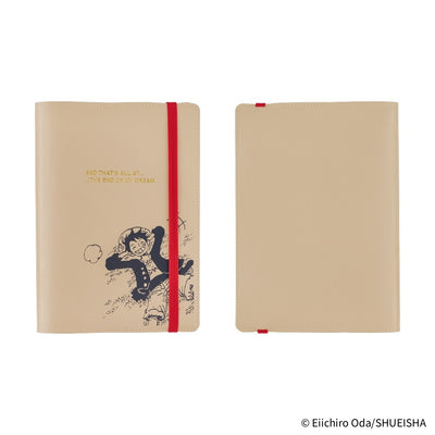 Hobonichi Techo 2026 Original Book & Cover, A5 - ONE PIECE Magazine: End of Luffy’s Dream; Sand Beige (Jan/Mon Start)