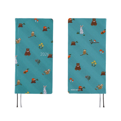 Hobonichi Techo 2026 Weeks - Bow & Tie: In the Forest (English)