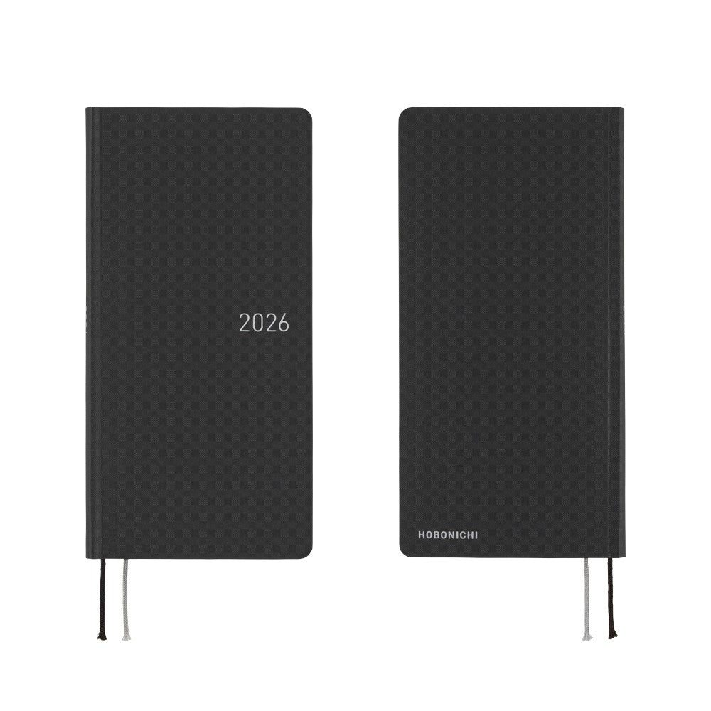 Hobonichi Techo 2026 Weeks - Paper Series: Black Gingham (English)