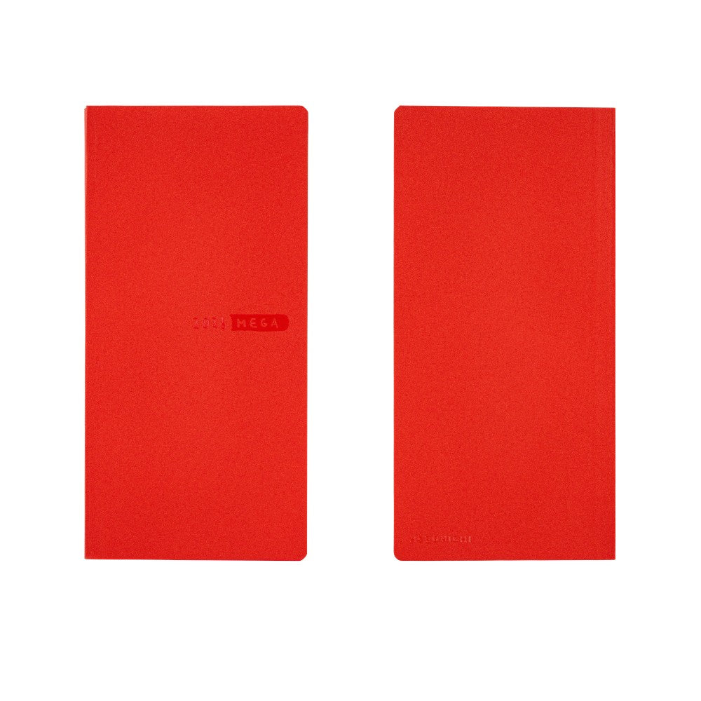 Hobonichi Techo 2026 Weeks MEGA - Sneaker: Tomato Red (English)