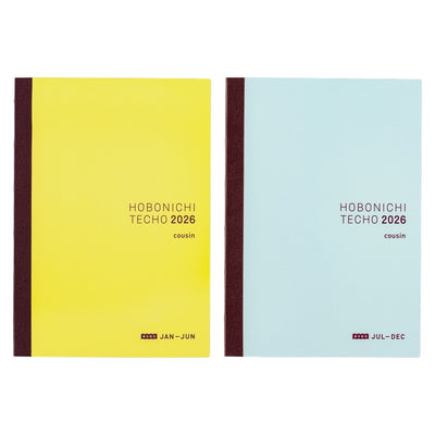 Hobonichi Techo 2026 Cousin Avec Book, A5 - Jan/Mon Start (Japanese)