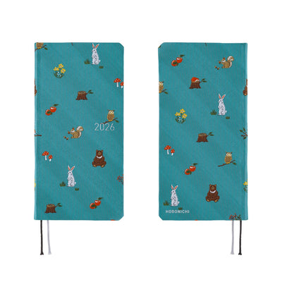 Hobonichi Techo 2026 Weeks - Bow & Tie: In the Forest (English)