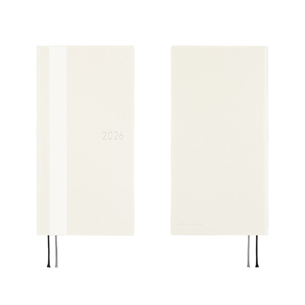 Hobonichi Techo 2026 Weeks - White Line: Ivory (English)
