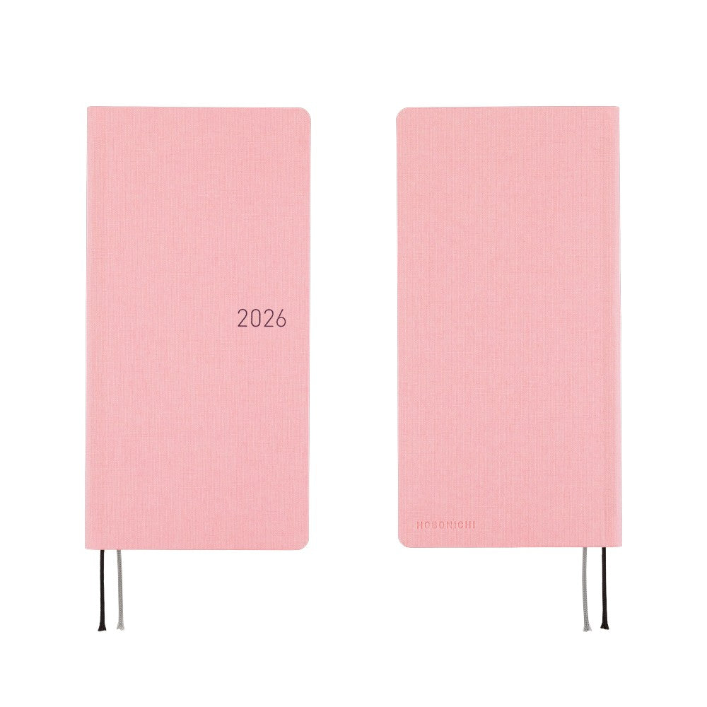 Hobonichi Techo 2026 Weeks - Colors: Strawberry Milk (English)