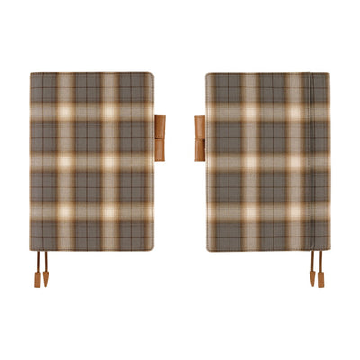 Hobonichi Techo 2026 Original Book & Cover, A5 - Shirt Fabric: Foggy Plaid (Jan/Mon Start)