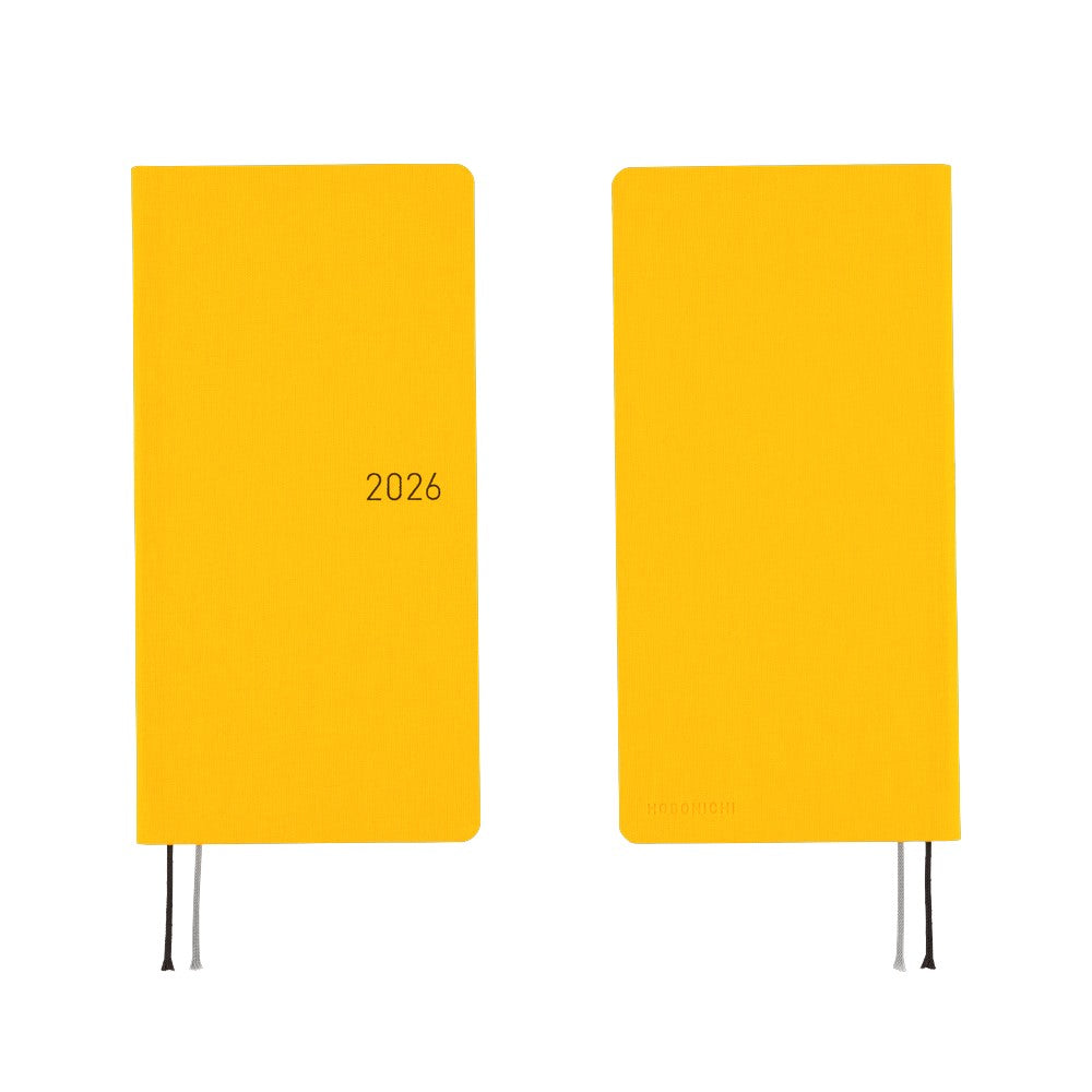 Hobonichi Techo 2026 Weeks - Colors: Full Moon Yellow (English)