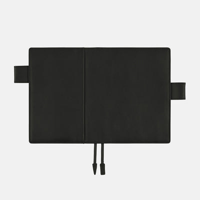 Hobonichi Techo Original Cover, A6 - Leather: TS Basic, Black