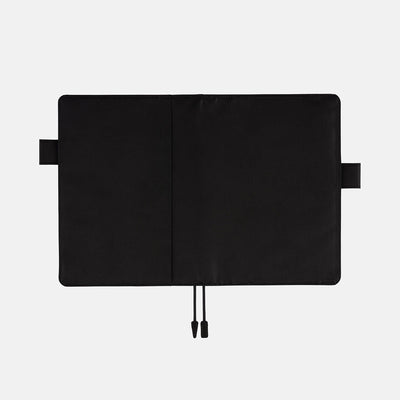 Funda para cuaderno Hobonichi Techo Cousin, tamaño A5 - Colores: negro x azul transparente