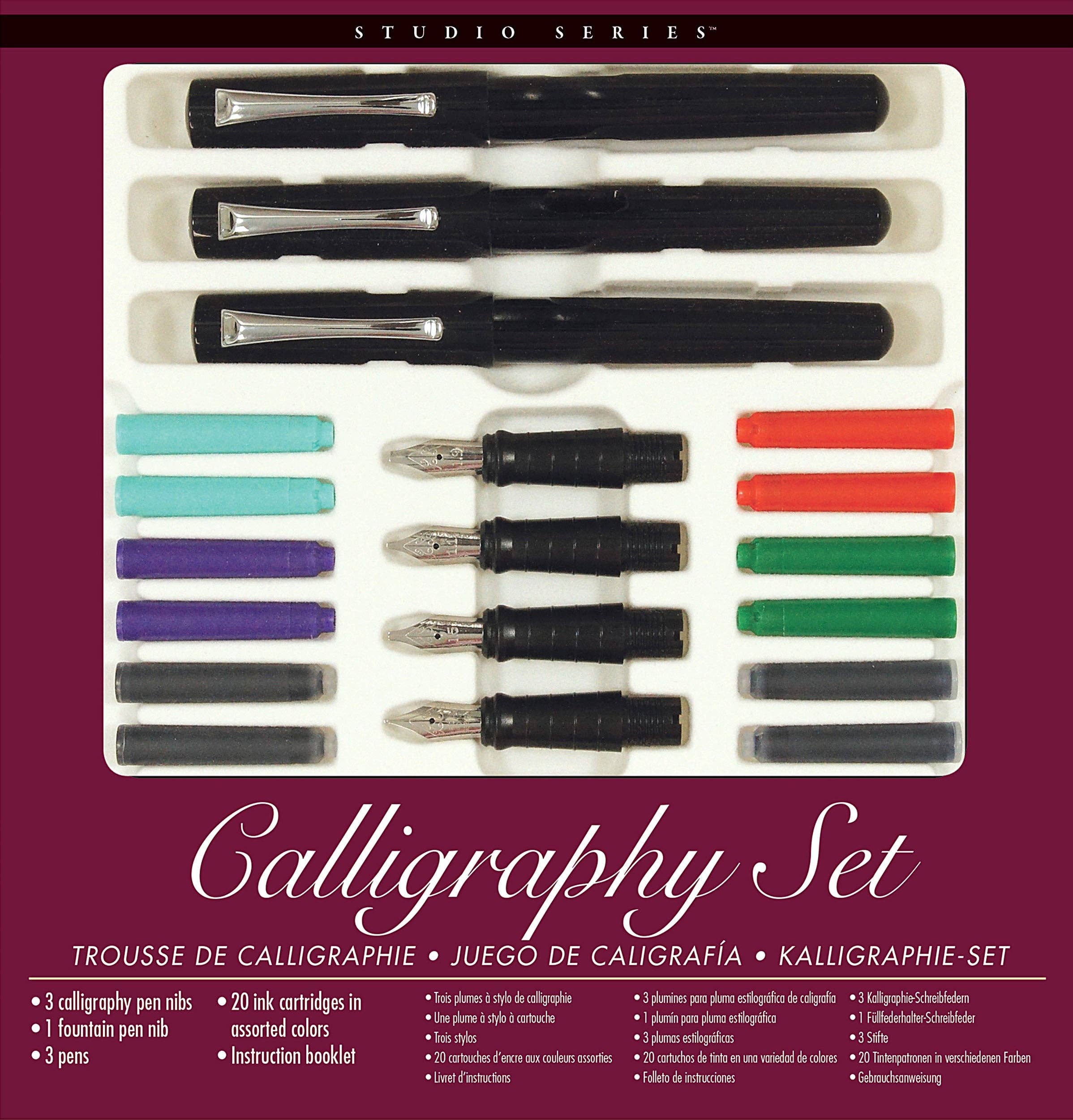 Manuscript Calligraphy Pen Set in Pack | Elm Hill Craft Shop