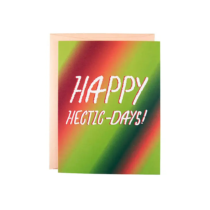 Happy Hectic Days Christmas Card