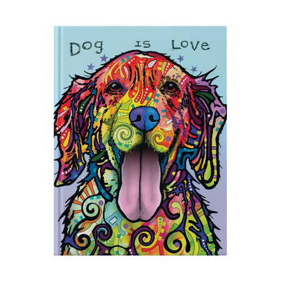 Dean Russo Dog is Love Lined Notebook