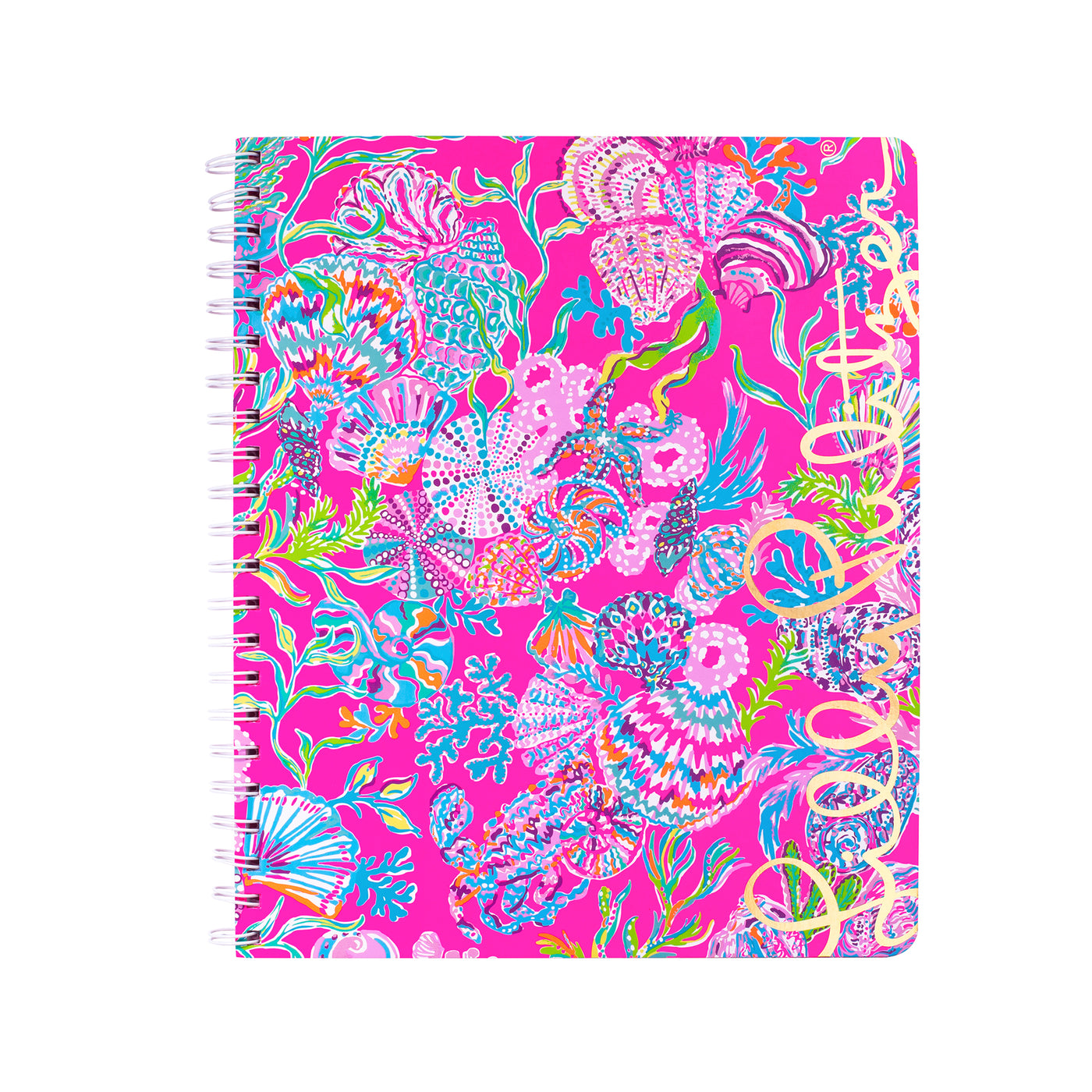 Lilly Pulitzer Large Notebook, Shell Me Something Good