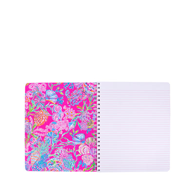 Lilly Pulitzer Large Notebook, Shell Me Something Good