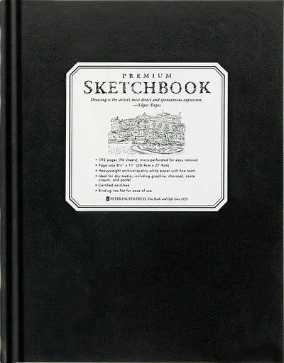 Premium Sketchbook, 8.5" x 11"