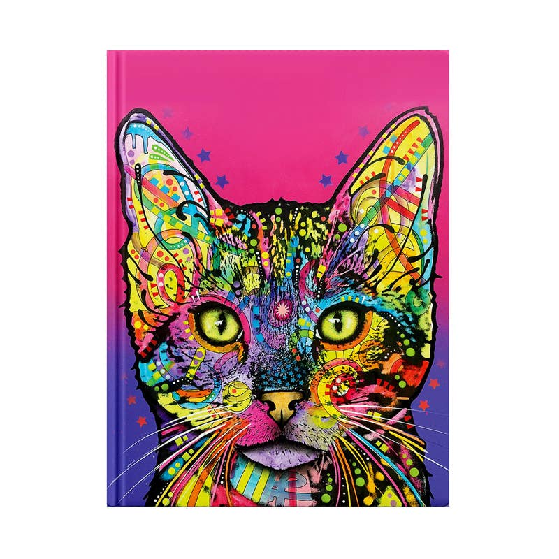 Dean Russo Shiva Cat Hardcover Lined Journal