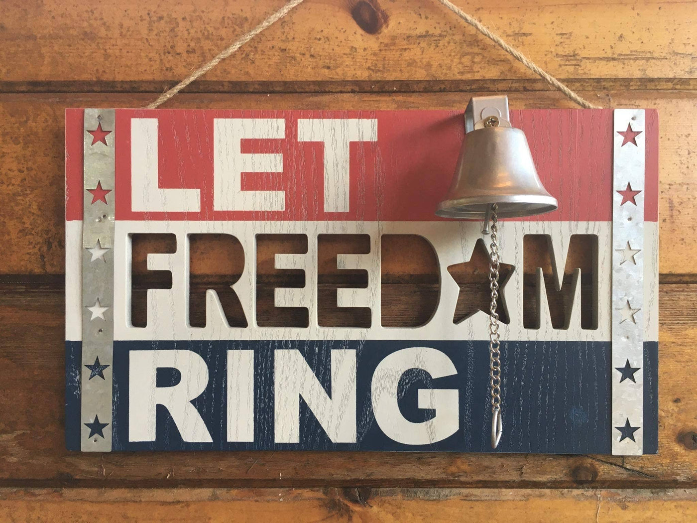 Let Freedom Ring Wall sign with bell