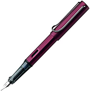 Lamy AL-Star Fountain Pen, Medium Nib, Black-Purple