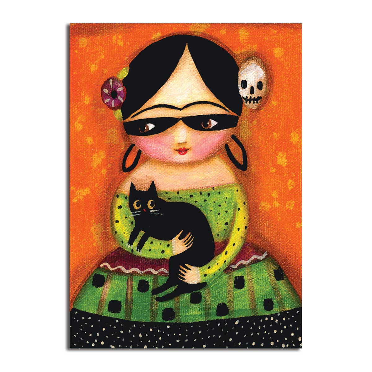 Frida Muertos (Kahlo Inspired) Blank Card