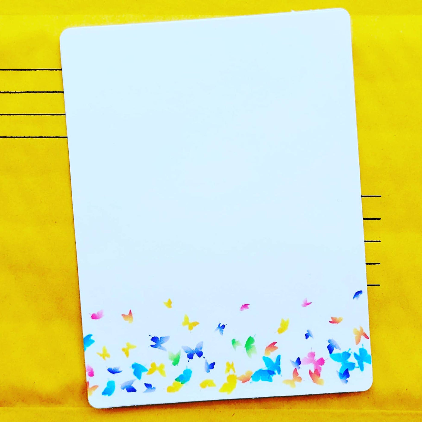 Rainbow Butterflies Notepad