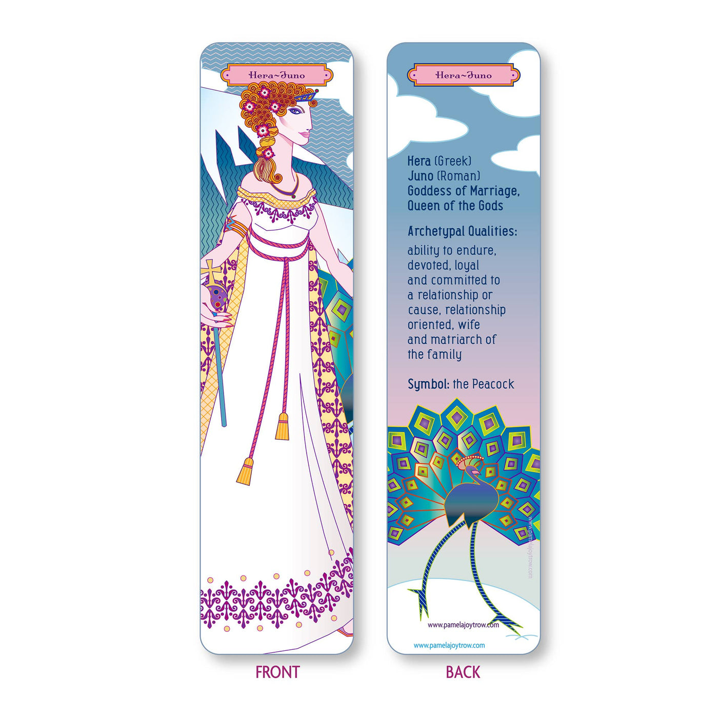 Hera Juno Goddess Bookmark