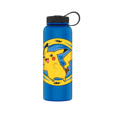 Pokemon 42oz Stainless Steel Water Bottle w Twist Lid