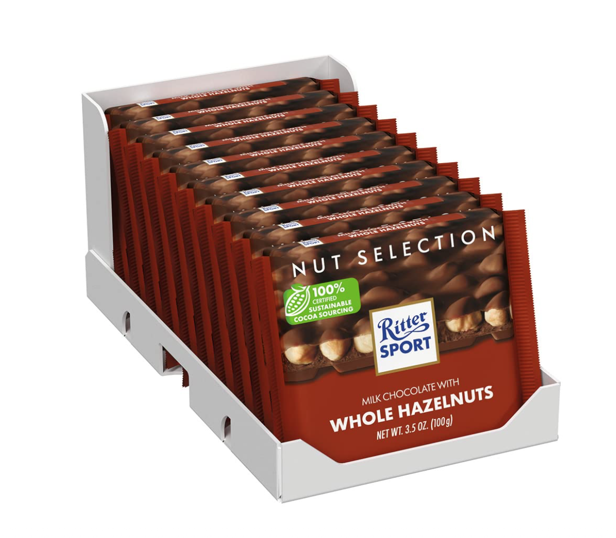 Ritter Sport Milk Chocolate with Whole Hazelnuts 100g | IN STORE ONLY