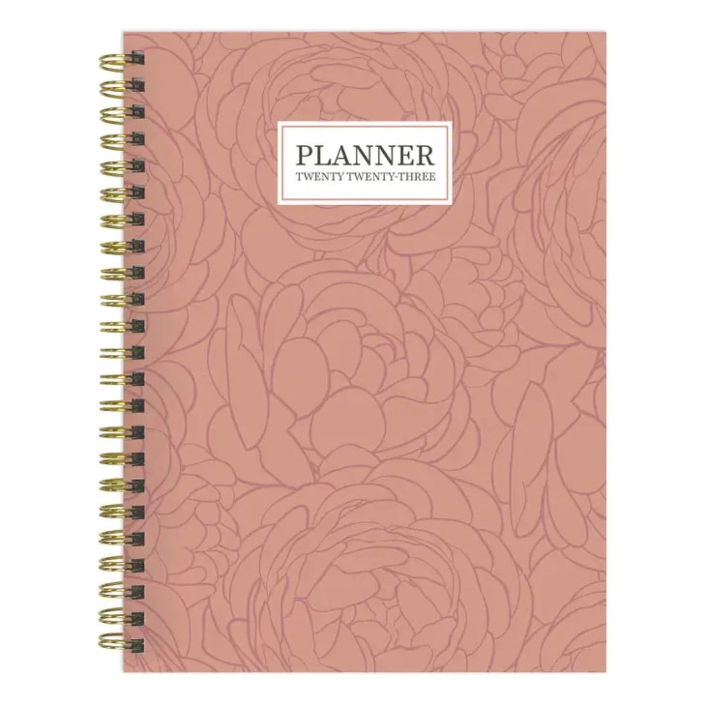 2023 Bunch of Roses Medium Daily Weekly Monthly Planner