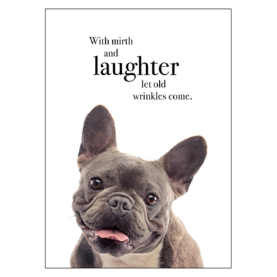 Laughing Dog Birthday Card