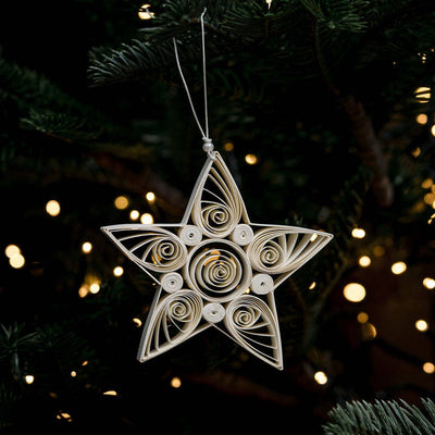 Quilled Arcturus Star Paper Hanging Ornament