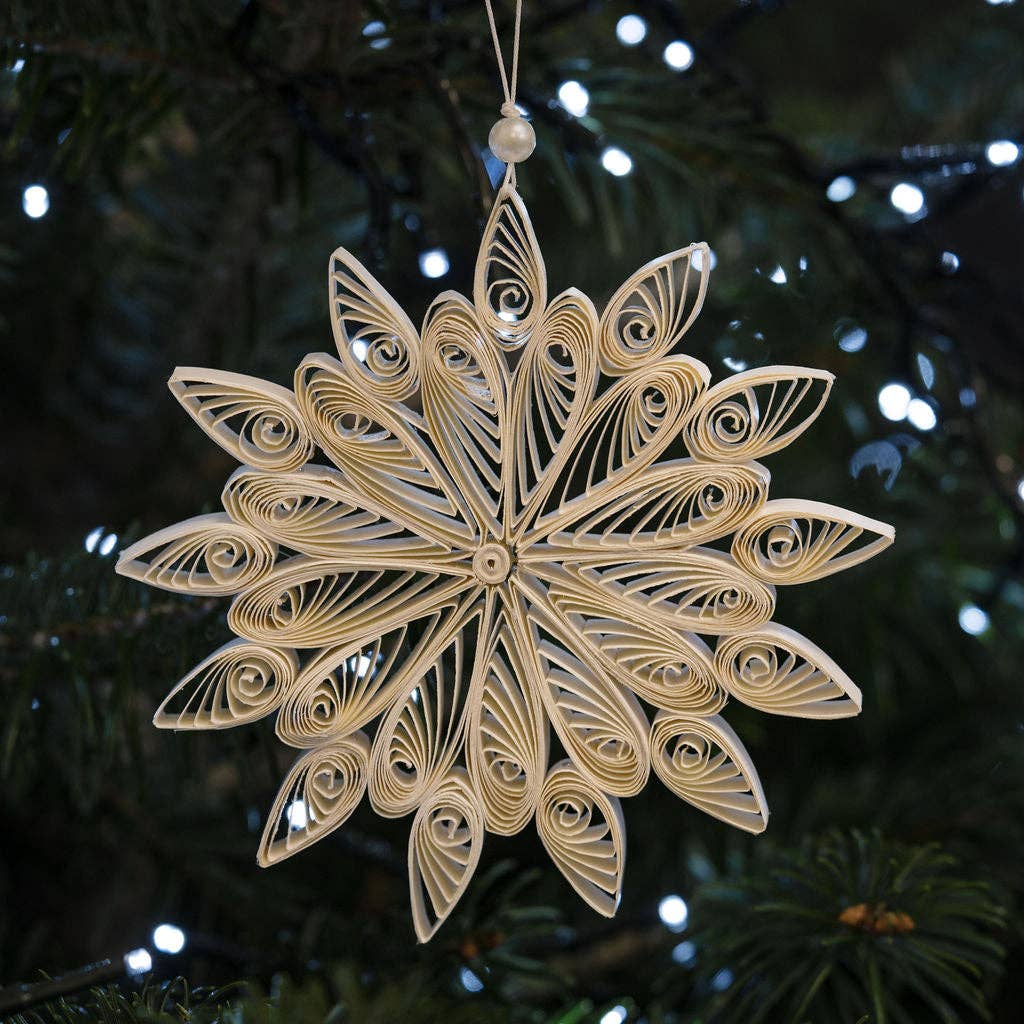 Quilled Caelum Paper Hanging Ornament