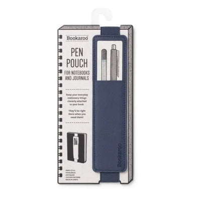 Bookaroo Pen Pouch in Navy at Lighthouse Paper Co. in Melbourne, FL, Image 1