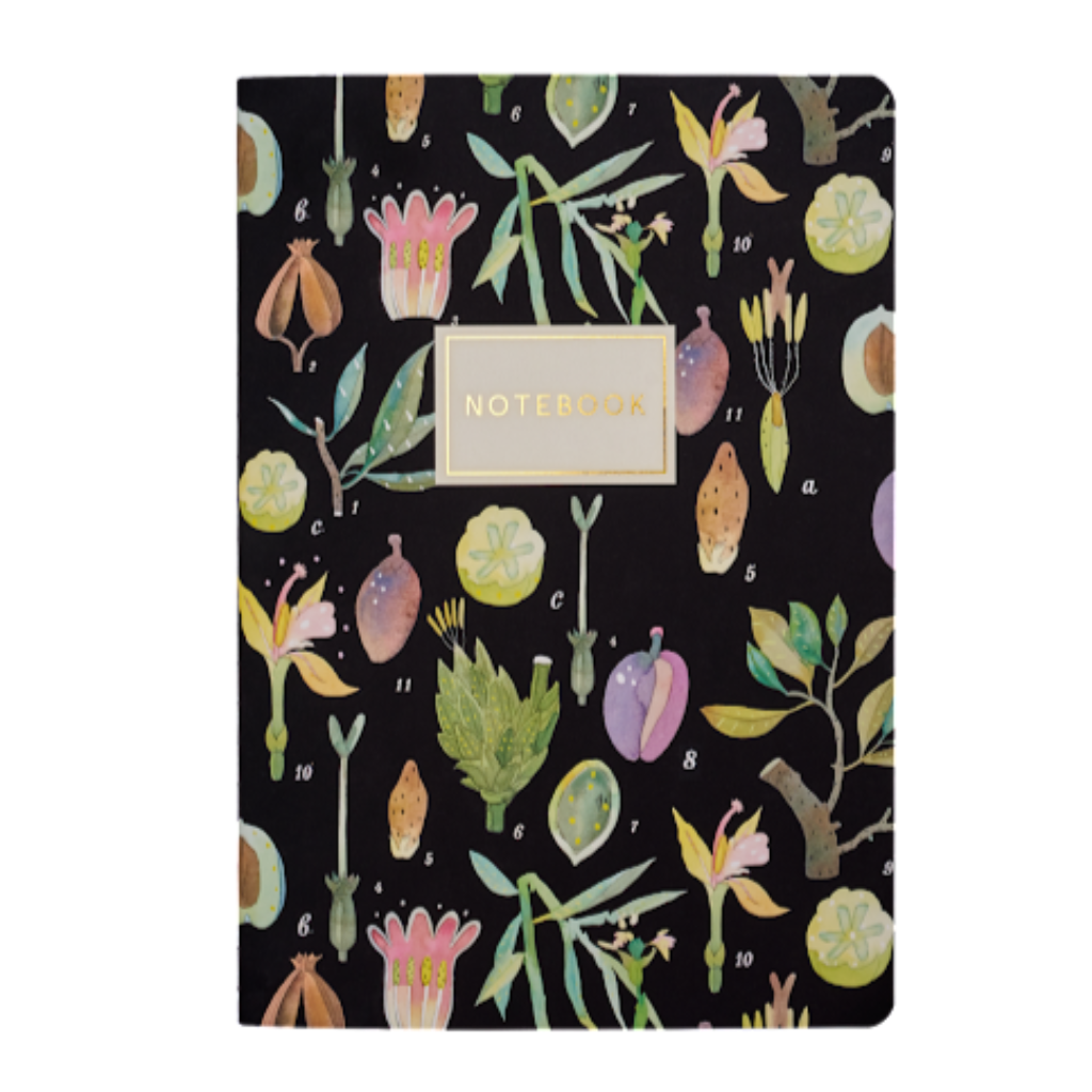 114 Page Softcover Ruled Notebook, B5 - Botany