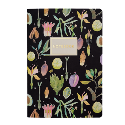 114 Page Softcover Ruled Notebook, B5 - Botany