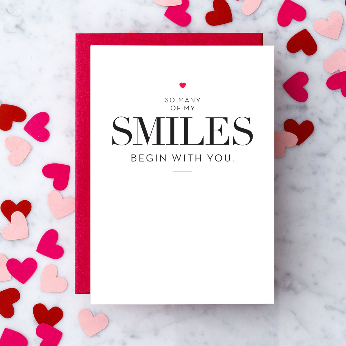 So Many Smiles Begin With You Greeting Card
