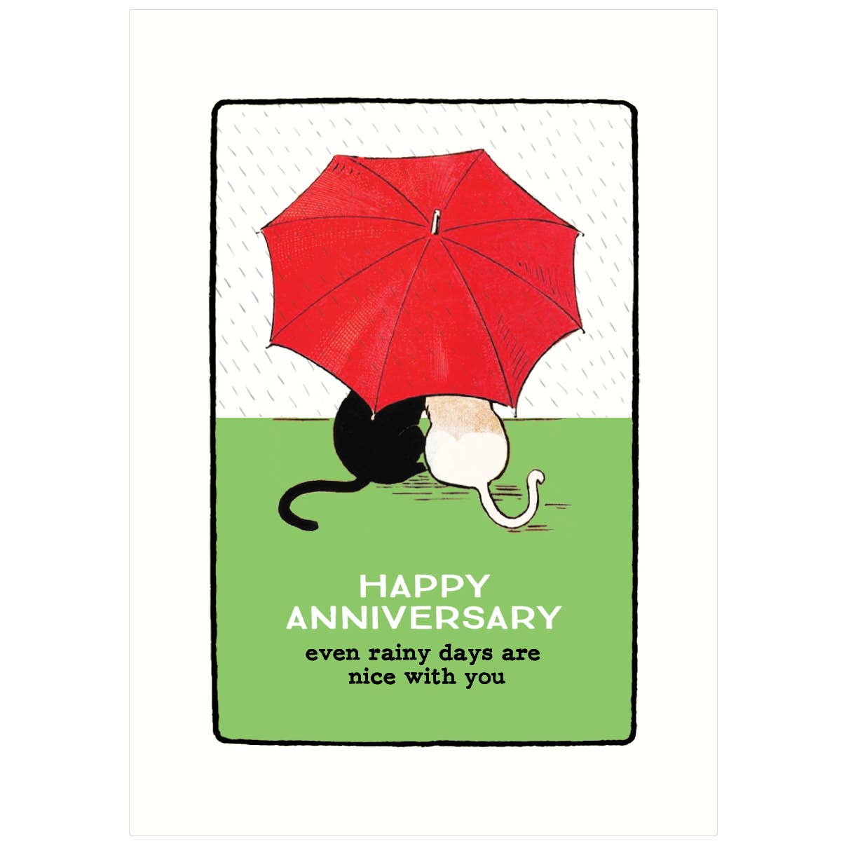 Rainy Days Anniversary Card