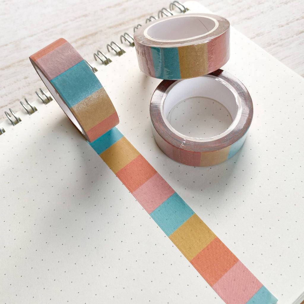 Sorbet Color Block Washi Tape