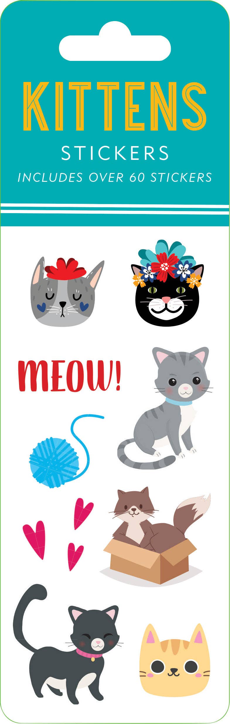 Kitty Spring Sticker Kittens Sticker Set
