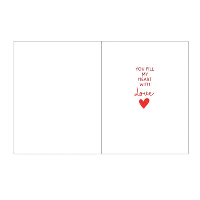 Hearts Upon Hearts Valentine's Card