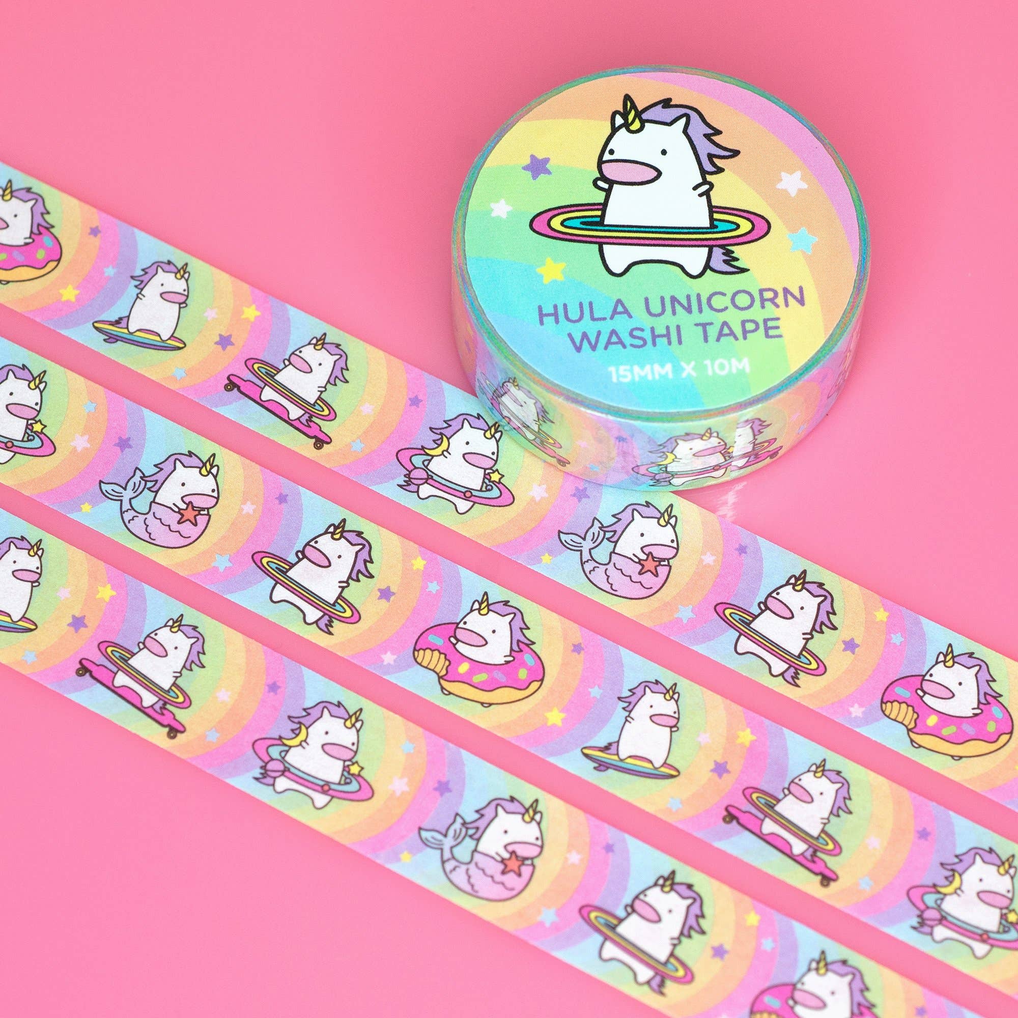 Hula Unicorn Washi Tape