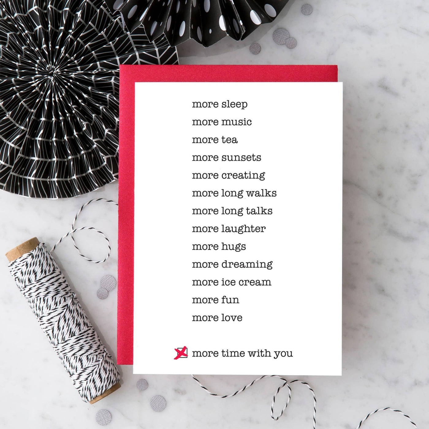 More Time Wtih You Greeting Card
