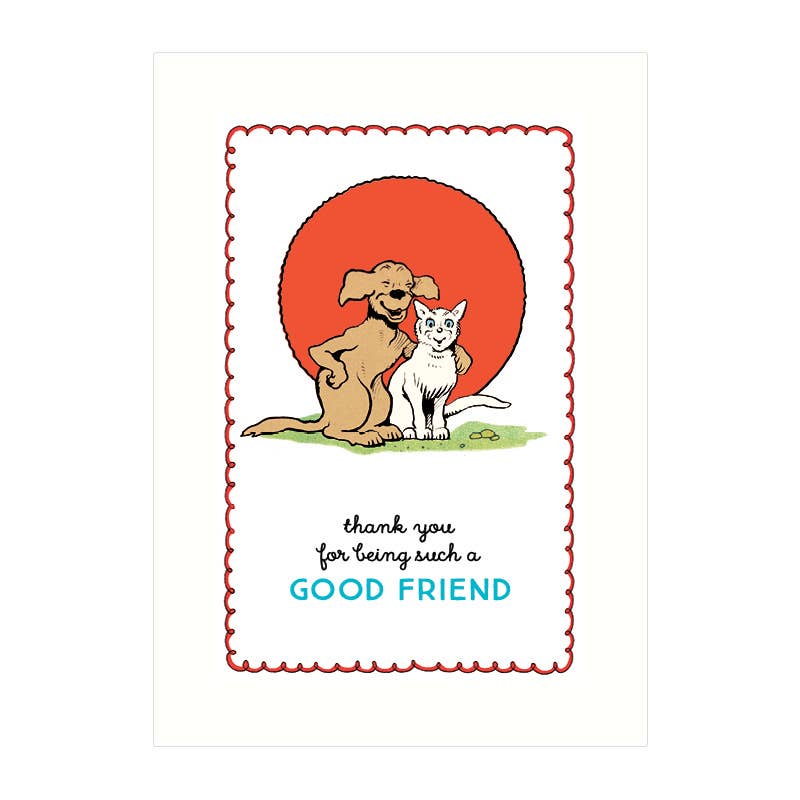 Good Friend Thank You Card